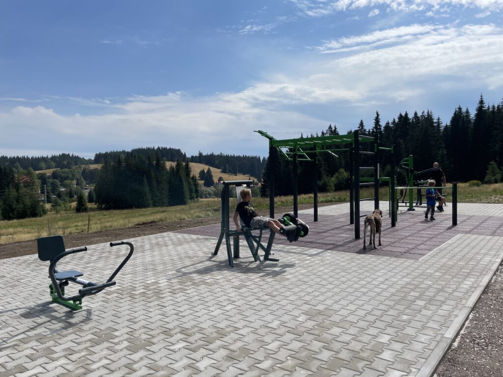 Workout stanoviště kolečko Pernink.